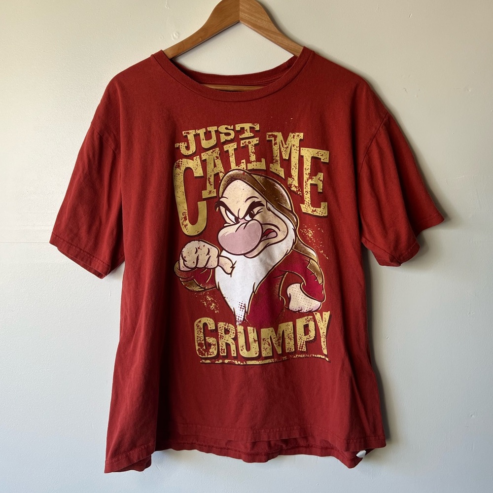 Disney Just Call Me Grumpy Organic Cotton T-shirt, XL